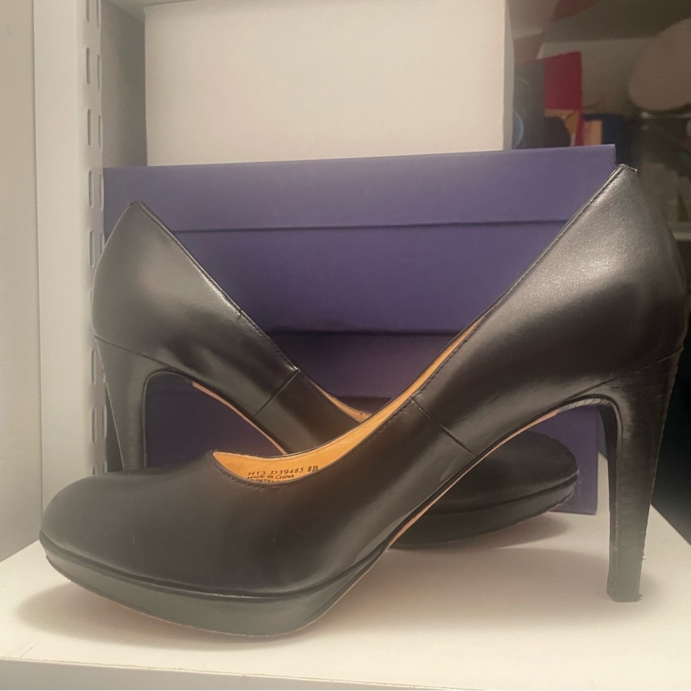 Cole Haan Black Leather Heels